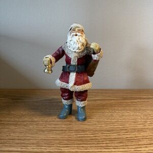 Vintage Clothtique‎ Old World Santa Figure with Sack Full Of Wishes Christmas